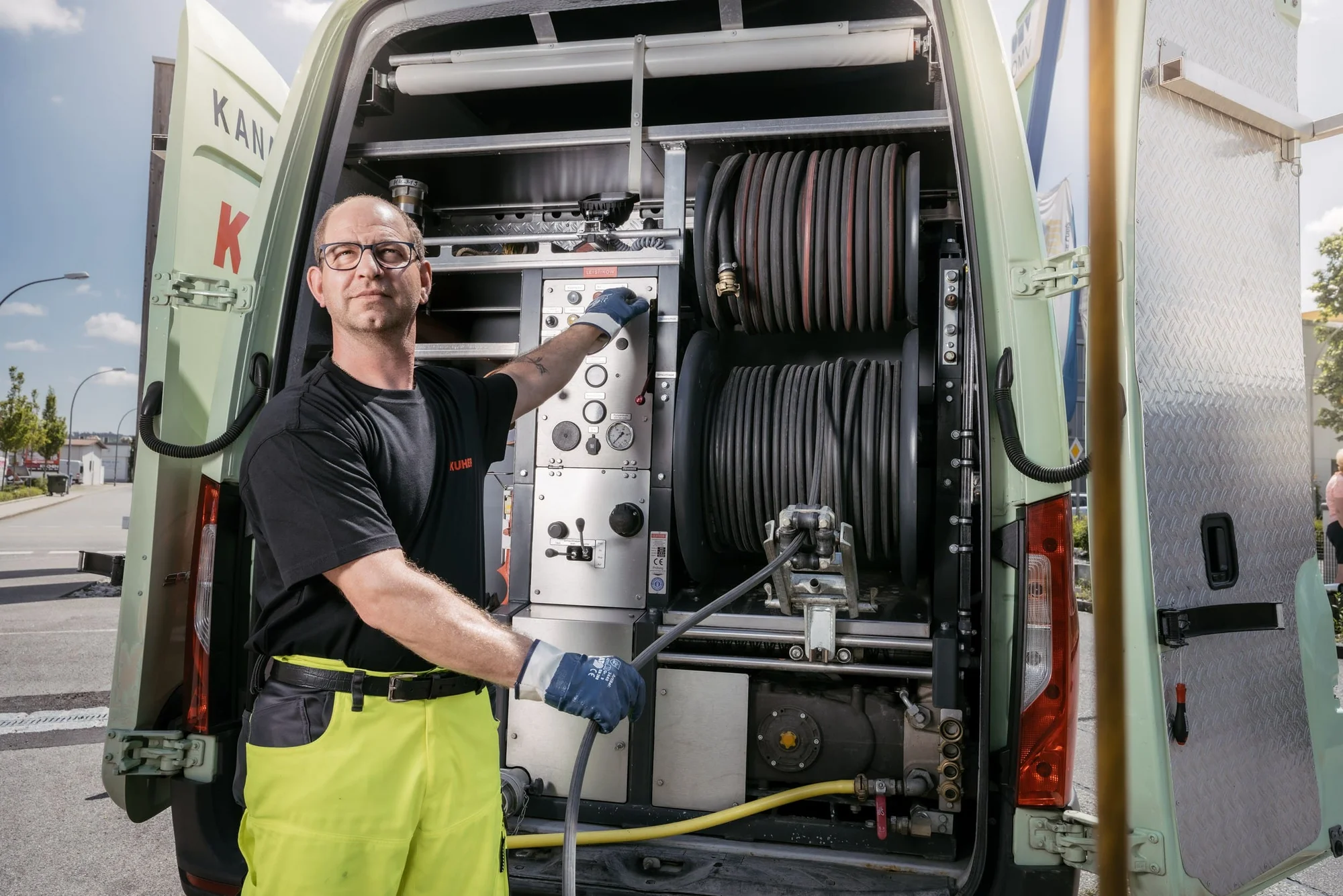 Entkiesen mit Saugbagger Montabaur